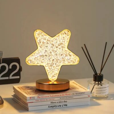 Cordless Crystal Star Lamp With Touch Sensor - Image 8