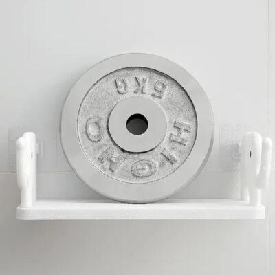 Punching White Elephant Storage Bathroom Rack - Image 5