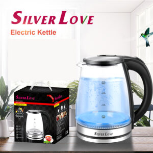 2L Silver Love Electric Kettle