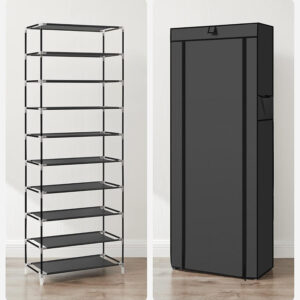 9 Tier Dustproof Shoe Rack