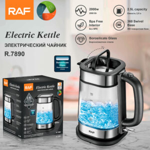 2.3L 2000W Electric Glass Kettle