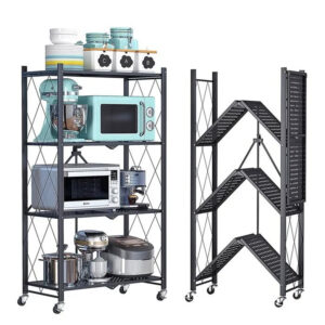 4 Layer Foldable Metal Display Rack