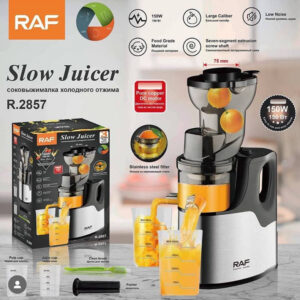 RAF 150W Slow Fruit Juicer and Extractor Silver