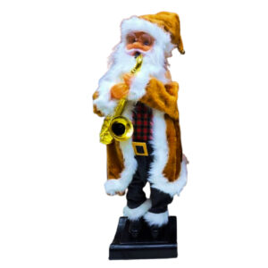 Christmas Santa Claus Doll 70cm With Sound Beige
