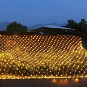 LED Net Mesh Light Christmas Window Curtain