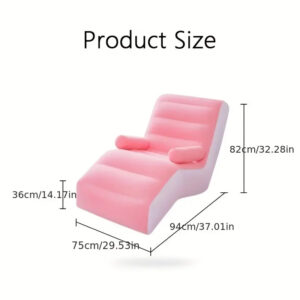 Outdoor Inflatable Flocking Portable Sofa