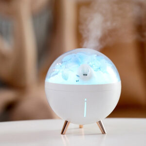 Mini LED Round Humidifier 260ml