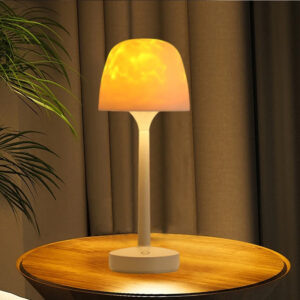 LED Footed Ripple Table Lamp