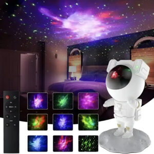 LED Astronaut Night Light Projector