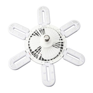 E27 Led Mini Ceiling Fan with Light Bulbs and Remote