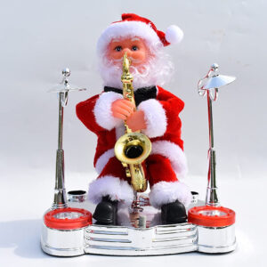 8 Inches Musical Santa Christmas Toy