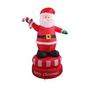 7ft Inflatable Outdoor Rotating Santa Claus 2.1m
