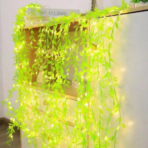 Fairy LED Curtain String Leaf Lights