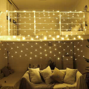 LED Net Mesh Light Christmas Window Curtain