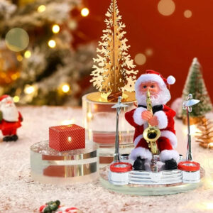 8 Inches Musical Santa Christmas Toy
