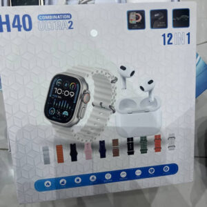 H40 Ultra 2 Smart Watch and Wireless Ear Pods