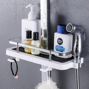 Shower Caddy and Bathroom Storage Rack