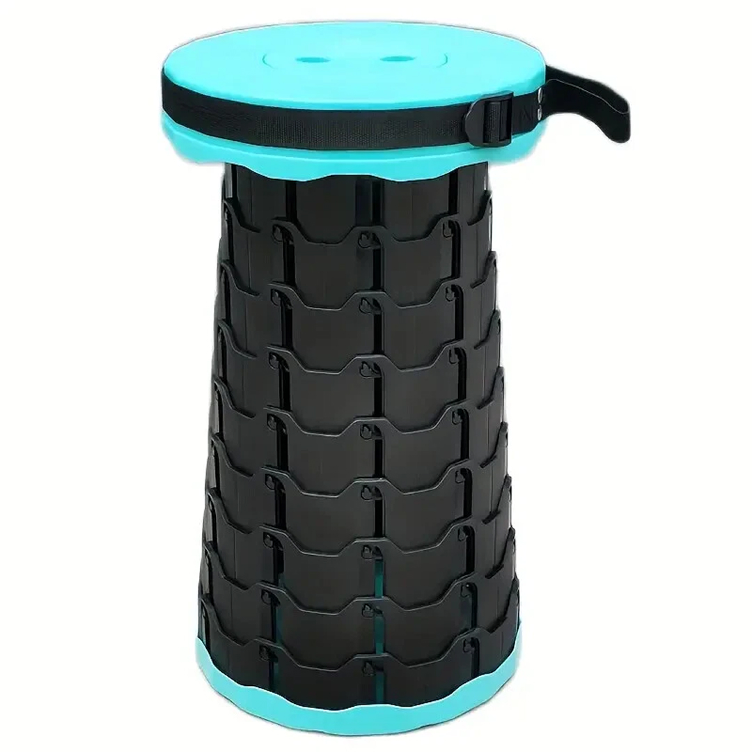 Portable Height-adjustable, Telescopic Folding Stool - Image 7