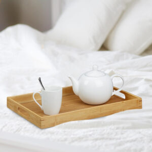 3 in 1 Rectangular Bamboo Tray