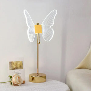 Modern Acrylic Butterfly LED Wall or Table Lamp