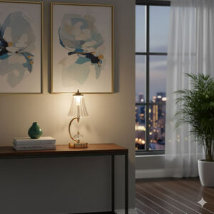 Vintage Rechargeable Crystal Led Table Lamp