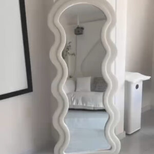 Full Length Wavy Arched Mirror 63×24 inch